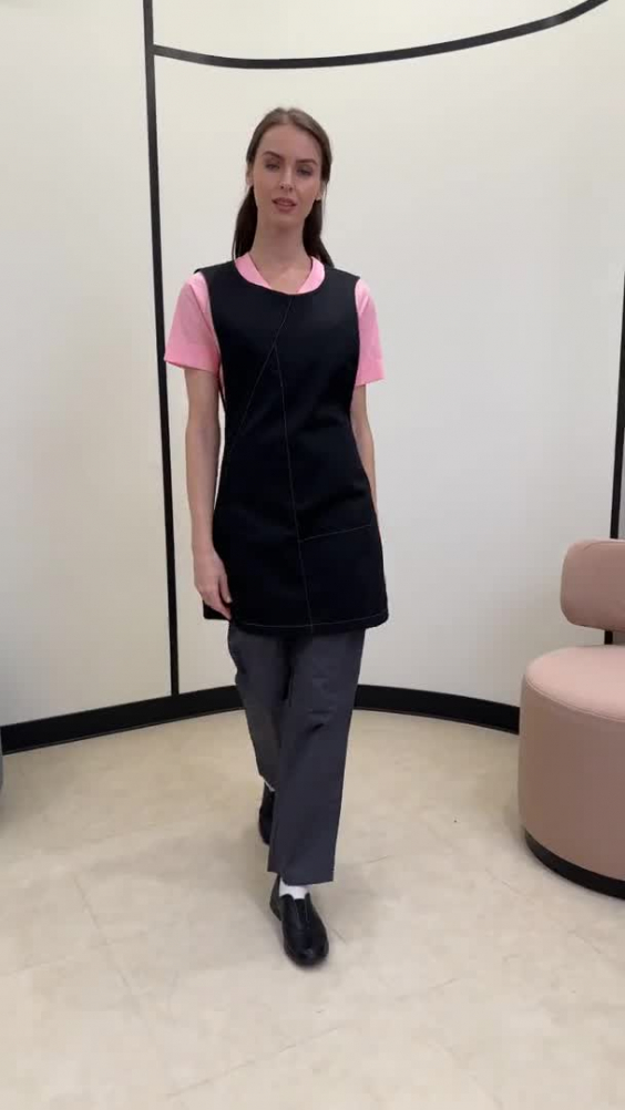 Фартук КЛИНПЛЕКС (CLINPLEX) ВИТА комбинированный черный/графит